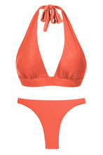 Charger l'image dans la galerie, Product Front: Rio De Sol Ensemble Set Light-Peach Halter-Cos Leblon-Fio