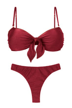 Charger l'image dans la galerie, Product Front: Rio De Sol Ensemble Set Shimmer-Divino Bandeau-Knot Nice-Fio