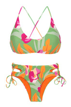 Charger l'image dans la galerie, Product Front: Rio De Sol Ensemble Set Green-Bloom Bralette Madrid