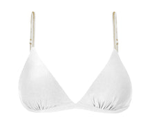 Charger l'image dans la galerie, Product Front: Rio De Sol Haut Top Shimmer-White Tri-Fixo