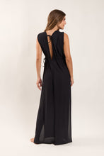Charger l'image dans la galerie, Model Back: Rio De Sol Vêtement De Plage Black Long Dress Soleil