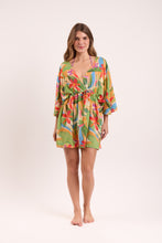 Charger l'image dans la galerie, Model Front: Rio De Sol Robe De Plage Tropical Kaftan Bel