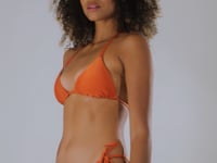 Charger et lire la vidéo dans la visionneuse de la Galerie, Video: Rio De Sol Haut Top Shimmer-Paprica Tri-Inv