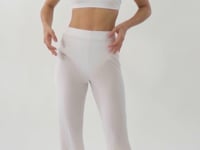 Charger et lire la vidéo dans la visionneuse de la Galerie, Video: Rio De Sol Pantalon De Plage Memphis-White Pants Lana