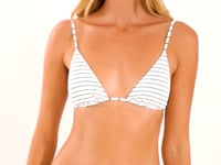 Charger et lire la vidéo dans la visionneuse de la Galerie, Video: Rio De Sol Bas Bottom Linea-White Cheeky-Tie