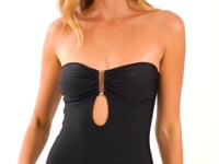 Charger et lire la vidéo dans la visionneuse de la Galerie, Video: Rio De Sol Une Pièce Shimmer-Black Sara-Op