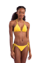 Charger l'image dans la galerie, Model Front: Rio De Sol Bas Bottom Malibu-Yellow Cheeky-Tie