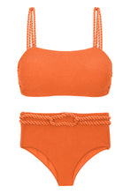 Charger l'image dans la galerie, Product Front: Rio De Sol Ensemble Set St-Tpz-Tangerina Reto Hotpant-High