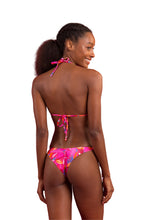 Charger l'image dans la galerie, Model Back: Rio De Sol Bas Bottom Flavors Cheeky-Tie
