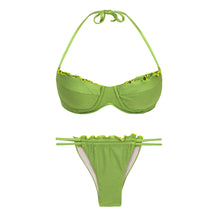 Charger l'image dans la galerie, Product Front: Rio De Sol Ensemble Set Shimmer-Botanica Balconet-Frufru Pipa-Frufru

