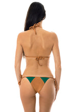 Charger l'image dans la galerie, Model Back: Rio De Sol Bas Calcinha Copper Green
