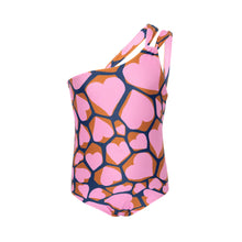 Charger l'image dans la galerie, Product Front: Rio De Sol Une Pièce Fille Amore-Pink Santorini-Kids
