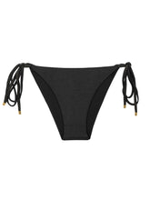 Charger l'image dans la galerie, Product Front: Rio De Sol Bas Bottom Shimmer-Black Lacinho
