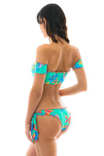 Charger l'image dans la galerie, Image 04: Rio De Sol Haut Top Acqua Flora Off Shoulder
