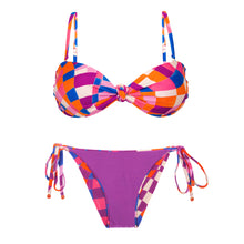 Charger l'image dans la galerie, Product Back: Rio De Sol Ensemble Set Funny Bandeau-Joy Lacinho

