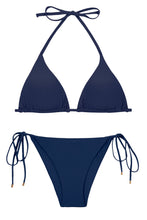 Charger l'image dans la galerie, Product Front: Rio De Sol Ensemble Set Navy Tri-Inv Lacinho
