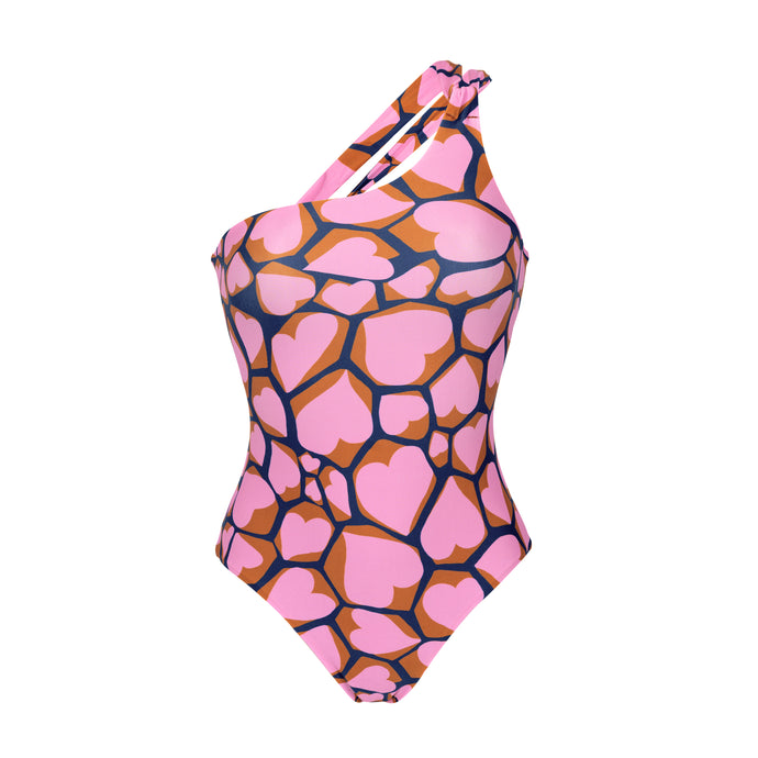Product Front: Rio De Sol Une Pièce Amore-Pink Santorini