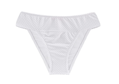 Product Front: Rio De Sol Bas Bottom Cloque Branco Cos Comfort