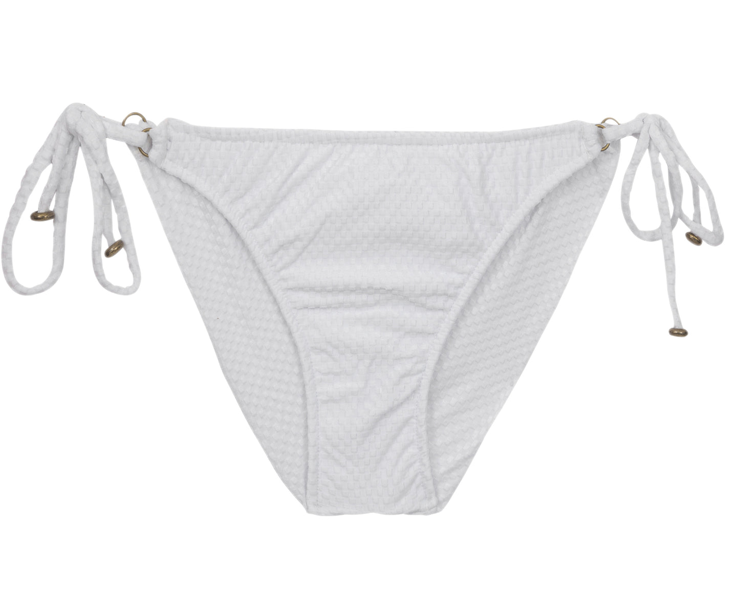 Product Front: Rio De Sol Bas Bottom Cloque Branco New Comfort