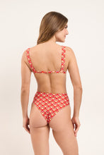 Charger l&#39;image dans la galerie, Model Back: Rio De Sol Bas Bottom Floral-Scales Hotpants
