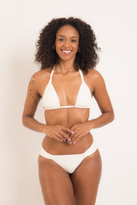 Model Front: Rio De Sol Bas Bottom Off-White Mel-Comfy