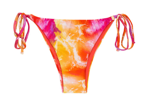 Product Front: Rio De Sol Bas Bottom Tiedye-Red Ibiza