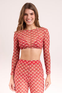 Gallery: Rio De Sol Haut De Plage Floral-Scales Top Harper