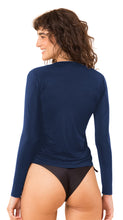Charger l&#39;image dans la galerie, Image 06: Rio De Sol Haut Navy Rash-Guard
