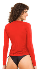 Charger l&#39;image dans la galerie, Image 06: Rio De Sol Haut Rouge Rash-Guard
