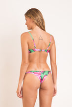 Charger l&#39;image dans la galerie, Model Back: Rio De Sol Ensemble Set Parrots Bandeau-Crispy Cheeky-Crispy
