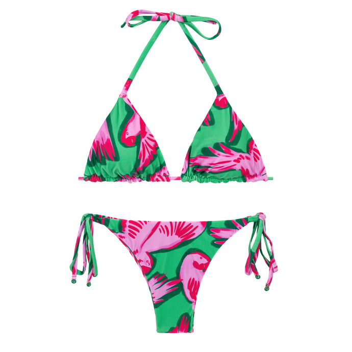 Product Front: Rio De Sol Ensemble Set Parrots Tri-Inv Ibiza