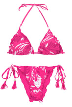 Charger l&#39;image dans la galerie, Product Front: Rio De Sol Ensemble Set Pink-Palms Frufru
