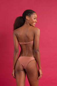 Image 10: Rio De Sol Ensemble Set Shimmer-Copper Bandeau-Joy Essential
