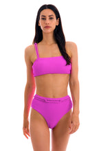 Charger l&#39;image dans la galerie, Model Front: Rio De Sol Ensemble Set St-Tpz-Pink Reto Hotpant-High

