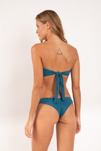 Charger l&#39;image dans la galerie, Model Back: Rio De Sol Haut Top Crespinho-Atlantico Mavi
