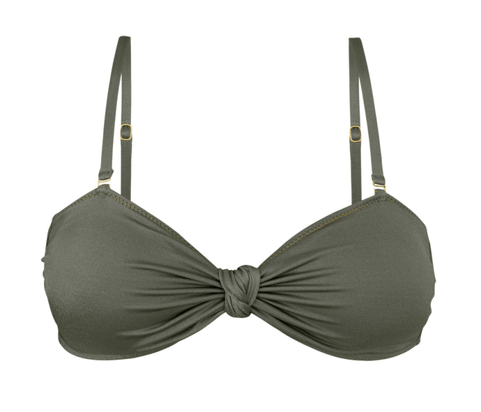 Product Front: Rio De Sol Haut Top Croco Bandeau-Joy