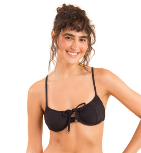 Gallery: Rio De Sol Haut Top Dots-Black Balconet-Tie
