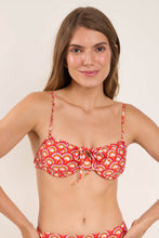 Charger l&#39;image dans la galerie, Gallery: Rio De Sol Haut Top Floral-Scales Balconet-Tie
