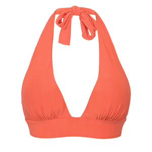Product Front: Rio De Sol Haut Top Light-Peach Halter-Cos
