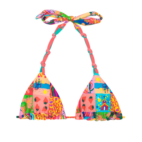 Product Front: Rio De Sol Haut Top Love-Trip Tri-Rev