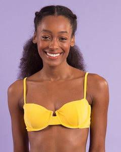 Image 09: Rio De Sol Haut Top Malibu-Yellow Balconet