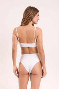 Model Back: Rio De Sol Haut Top Memphis-White Bandeau-Reto