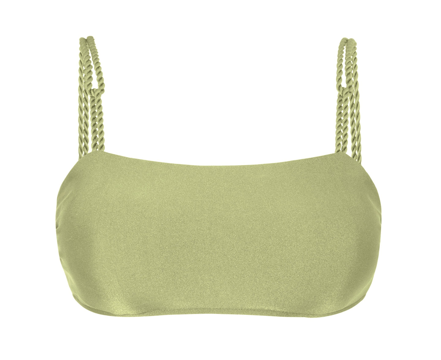 Product Front: Rio De Sol Haut Top Oliva Bandeau-Reto