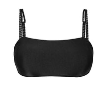Charger l&#39;image dans la galerie, Product Front: Rio De Sol Haut Top Shimmer-Black Bandeau-Reto
