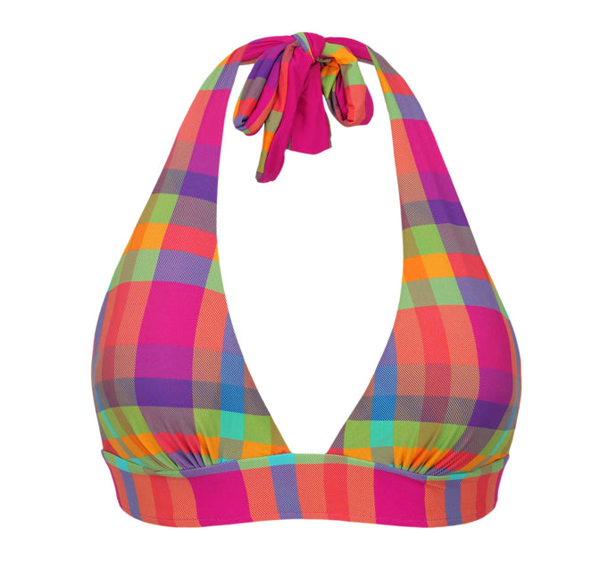 Product Front: Rio De Sol Haut Top Tulip-Garden Halter-Cos