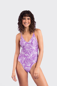 Model Front: Rio De Sol Une Pièce Trail-Purple Hype