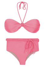 Charger l&#39;image dans la galerie, Set Shimmer-Confetti Twist Belted-High-Waist
