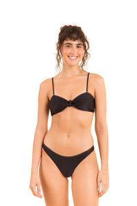 Top Shimmer-Black Bandeau-Joy