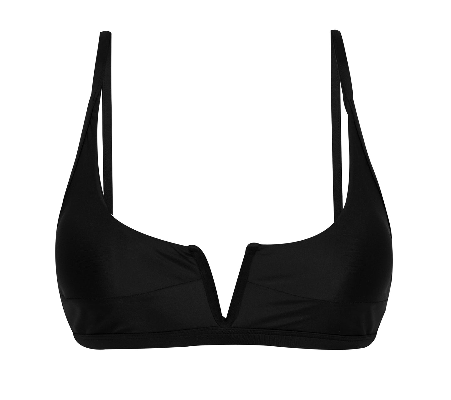 Top Preto Bra-V